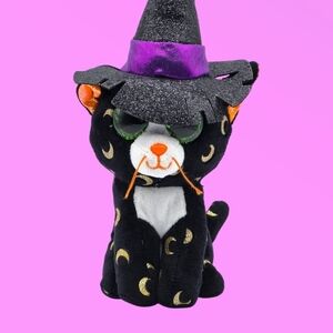 Ty Beanie Boos Pandora Cat Halloween Plush